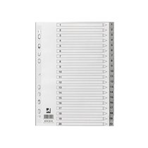 Separador Numerico Q-Connect Plastico 1-20 Juego De 20 Separadores Din A4 Multitaladro