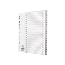 Separador Numerico Q-Connect Plastico 1-20 Juego De 20 Separadores Din A4 Multitaladro