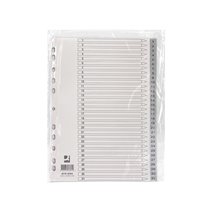 Separador Numerico Q-Connect Plastico 1-31 Juego De 31 Separadores Din A4 Multitaladro
