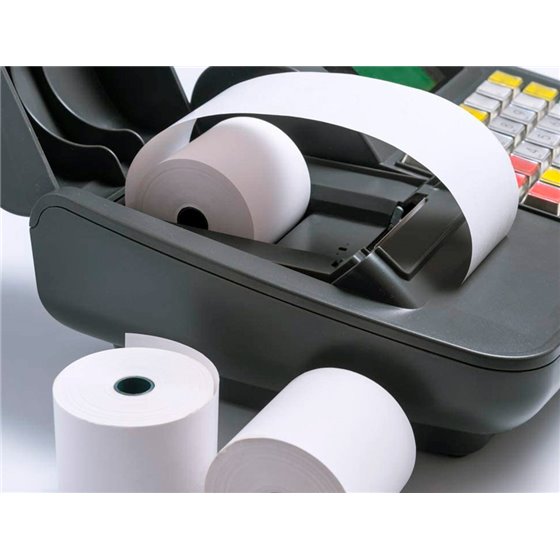 Rollo Sumadora Termico Q-Connect 80 Mm Ancho X 60 Mm Diametro Sin Bisfenol A Papel De 70 G/M2