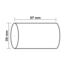 Rollo Sumadora Exacompta Safe Contact Termico 57 Mm X 35 Mm 44 G/M2