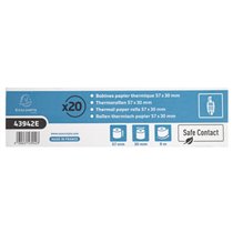 Rollo Sumadora Exacompta Safe Contact Termico 57 Mm X 30 Mm 52 G/M2