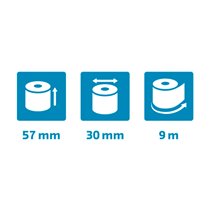 Rollo Sumadora Exacompta Safe Contact Termico 57 Mm X 30 Mm 52 G/M2