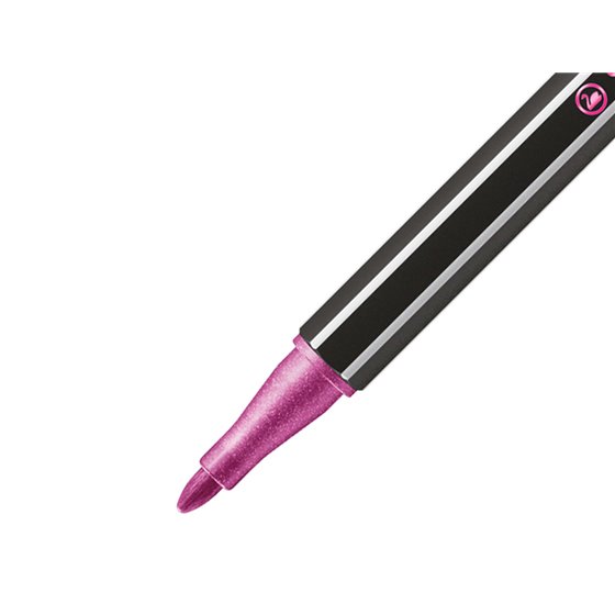 Rotulador Stabilo Punta De Fibra Pen 68 Metallic Estuche Plastico De 8 Unidades Colores Surtidos