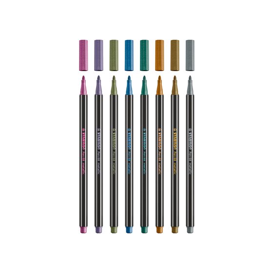 Rotulador Stabilo Acuarelable Pen 68 Metalico Azul 1 Mm