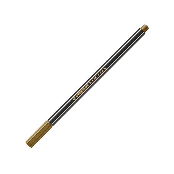 Rotulador Stabilo Acuarelable Pen 68 Metalico Oro 1 Mm