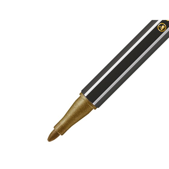 Rotulador Stabilo Acuarelable Pen 68 Metalico Oro 1 Mm