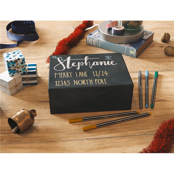 Rotulador Stabilo Acuarelable Pen 68 Metalico Oro 1 Mm