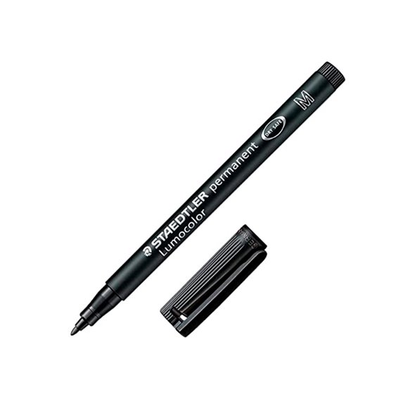 Rotulador Staedtler Lumocolor Retroproyeccion Punta De Fibrapermanente 317-9 Negro Punta Media Redonda 0.8-1 Mm