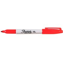 Rotulador Sharpie Permanente Punta Fina Rojo