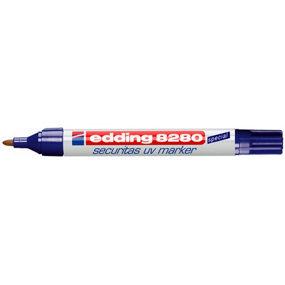 Rotulador Edding Marcador De Seguridad Visible Bajo La Luz Ultravioleta Punta Redonda 1,5 Mm