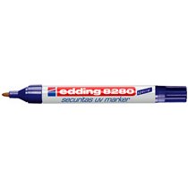 Rotulador Edding Marcador De Seguridad Visible Bajo La Luz Ultravioleta Punta Redonda 1,5 Mm
