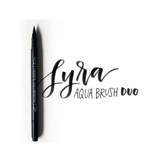 Rotulador Lyra Aqua Brush Acuarelable Doble Punta Y Pincel Tonos Grises Blister De 6 Unidades Surtidas