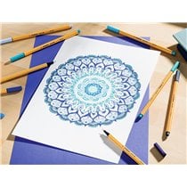 Rotulador Stabilo Punta De Fibra Point 88 Art Estuche Rollerset De 25 Unidades Colores Surtidos