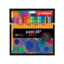Rotulador Stabilo Point 88 Punta De Fibra Arty Line Estuche Carton De 24 Unidades Colores Surtidos