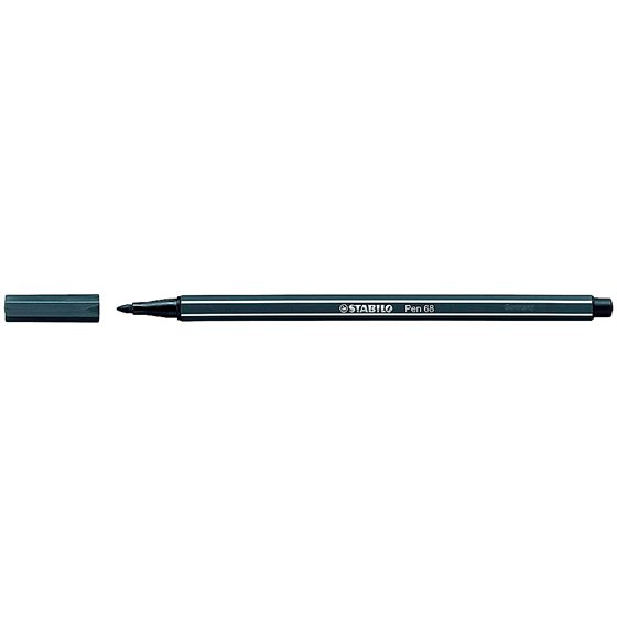 Rotulador Stabilo Acuarelable Pen 68 Gris Azulado Intenso 1 Mm