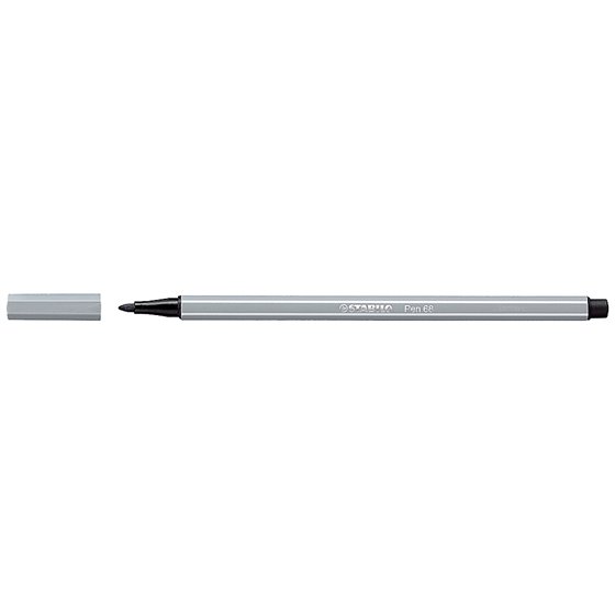 Rotulador Stabilo Acuarelable Pen 68 Gris Azulado Claro 1 Mm
