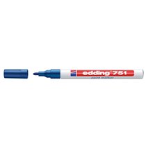 Rotulador Edding Punta Fibra 751 Azul Punta Redonda 1-2 Mm