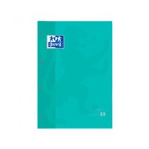 Recambio Color 1 Oxford Din A4+ 80 Hojas 90 Gr Cuadro 5 Mm 4 Taladros Color Ice Mint