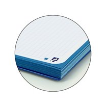 Recambio Color 1 Oxford Din A4+ 80 Hojas 90 Gr Cuadro 5 Mm 4 Taladros Color Azul Oscuro