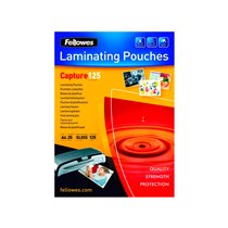 Bolsa De Plastificar Fellowes Brillo Din A4 125 Micras Pack De 25 Unidades
