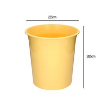 Papelera Plastico Q-Connect Amarillo Pastel Opaco 13 Litros 275X285 Mm
