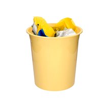 Papelera Plastico Q-Connect Amarillo Pastel Opaco 13 Litros 275X285 Mm
