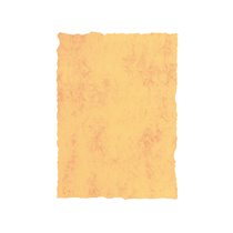 Papel Pergamino Din A4 200 Gr Color Marmol Amarillo Paquete De 25 Hojas