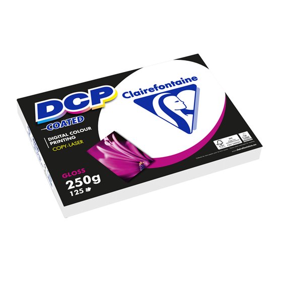 Papel Fotocopiadora Color Dcp Coated Glossy Din A3 250 Gramos Paquete De 125 Hojas