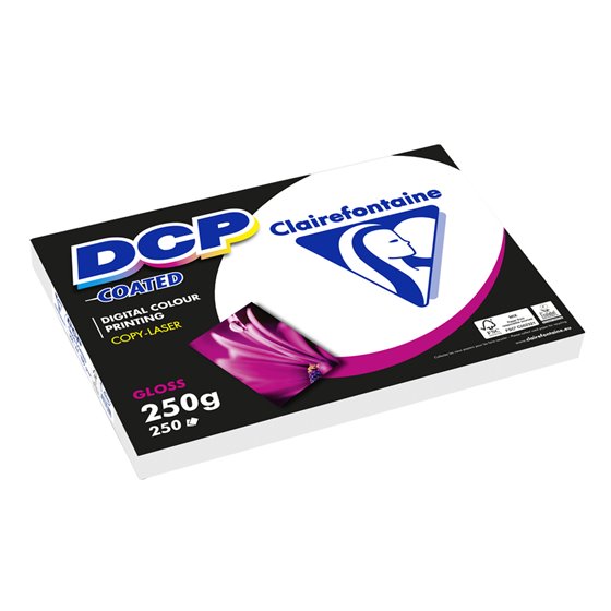 Papel Fotocopiadora Color Dcp Coated Glossy Din A4 250 Gramos Paquete 250 Hojas