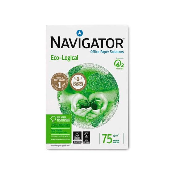 Papel Fotocopiadora Navigator Eco Logical Din A4 75 Gramos Paquete De 500 Hojas