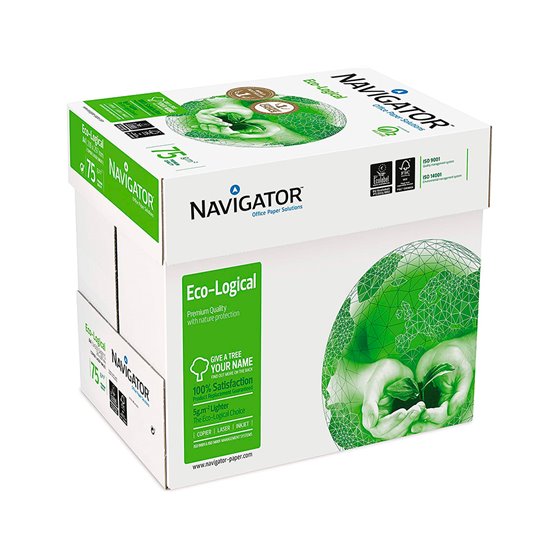 Papel Fotocopiadora Navigator Eco Logical Din A4 75 Gramos Paquete De 500 Hojas