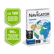 Papel Fotocopiadora Navigator Din A3 90 Gramos Papel Multiuso Ink-Jet Y Laser Paquete De 500 Hojas