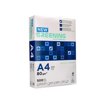 Papel Fotocopiadora Greening Din A4 80 Gramos Paquete De 500 Hojas