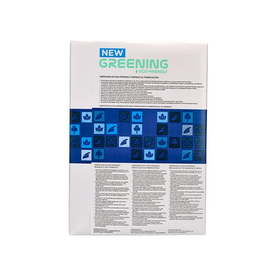 Papel Fotocopiadora Greening Din A4 80 Gramos Paquete De 500 Hojas