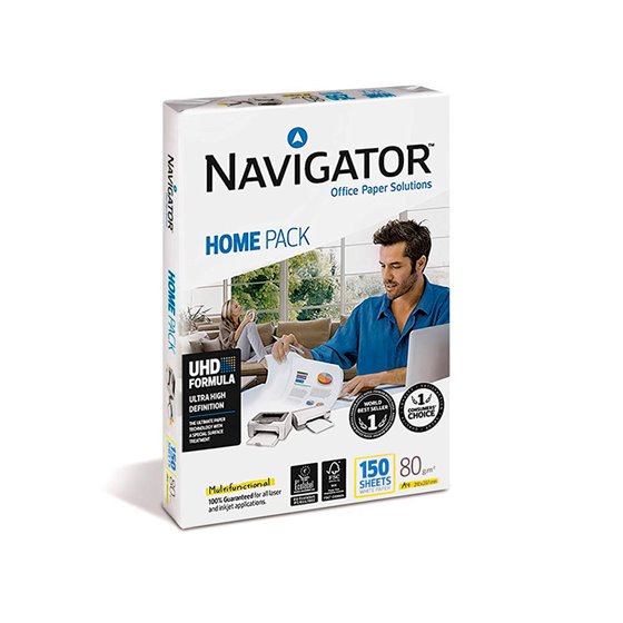Papel Fotocopiadora Navigator Din A4 80 Gramos Paquete De 150 Hojas