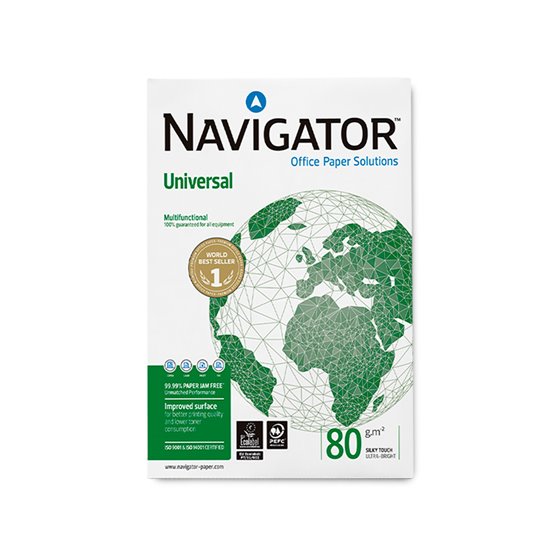 Papel Fotocopiadora Navigator Din A4 80 Gramos Paquete De 400 Hojas