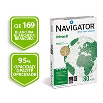 Papel Fotocopiadora Navigator Din A3 80 Gramos Papel Multiuso Ink-Jet Y Laser Paquete De 500 Hojas