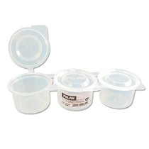 Vaso Para Mezcla Pinturas Milan Triple Con Tapa 70 Ml