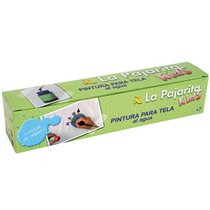 Pintura Para Tela La Pajarita Kids 25 Ml Caja De 6 Unidades Colores Surtidos + Pincel