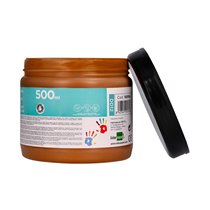 Pintura Dedos Liderpapel Marron Tarrina De 500 Cc