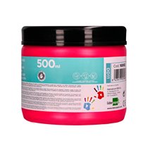 Pintura Dedos Liderpapel Magenta Tarrina De 500 Cc