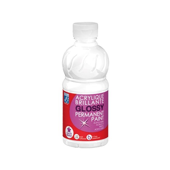 Pintura Acrilica L&B Brillo Blanco Bote De 250 Ml