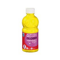 Pintura Acrilica L&B Brillo Amarillo Primario Bote De 250 Ml