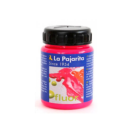 Pintura Acrilica La Pajarita F-04 Magenta Fluorescente 75Ml