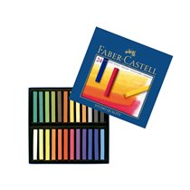 Tiza Pastel Faber Castell Estuche Carton De 24 Unidades Colores Surtidos
