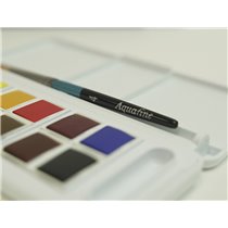Acuarela Daler Rowney Aquafine Travel Set Con Pincel Caja De 12 Colores Surtidos