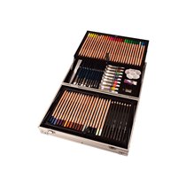 Maletin De Pinturas Daler Rowney Metalico 122 Piezas 347X94X240 Mm