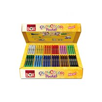 Tempera Solida En Barra Playcolor Pocket Escolar Caja De 144 Unidades 12 Colores Surtidos