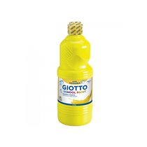Tempera Liquida Giotto Escolar Lavable 1000 Ml Amarillo